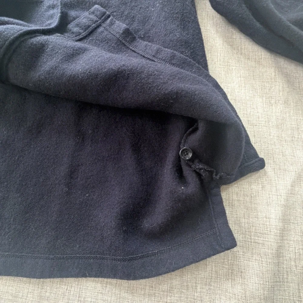 Vintage Wool Shacket Men's XL Banana Republic Navy Classic Y2K Utility Workwear